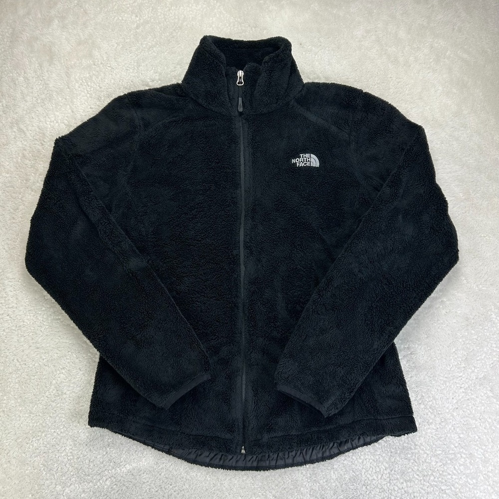 The North Face Osito Jacket Womens M Black Soft High-Pile Silken Raschel Fleece
